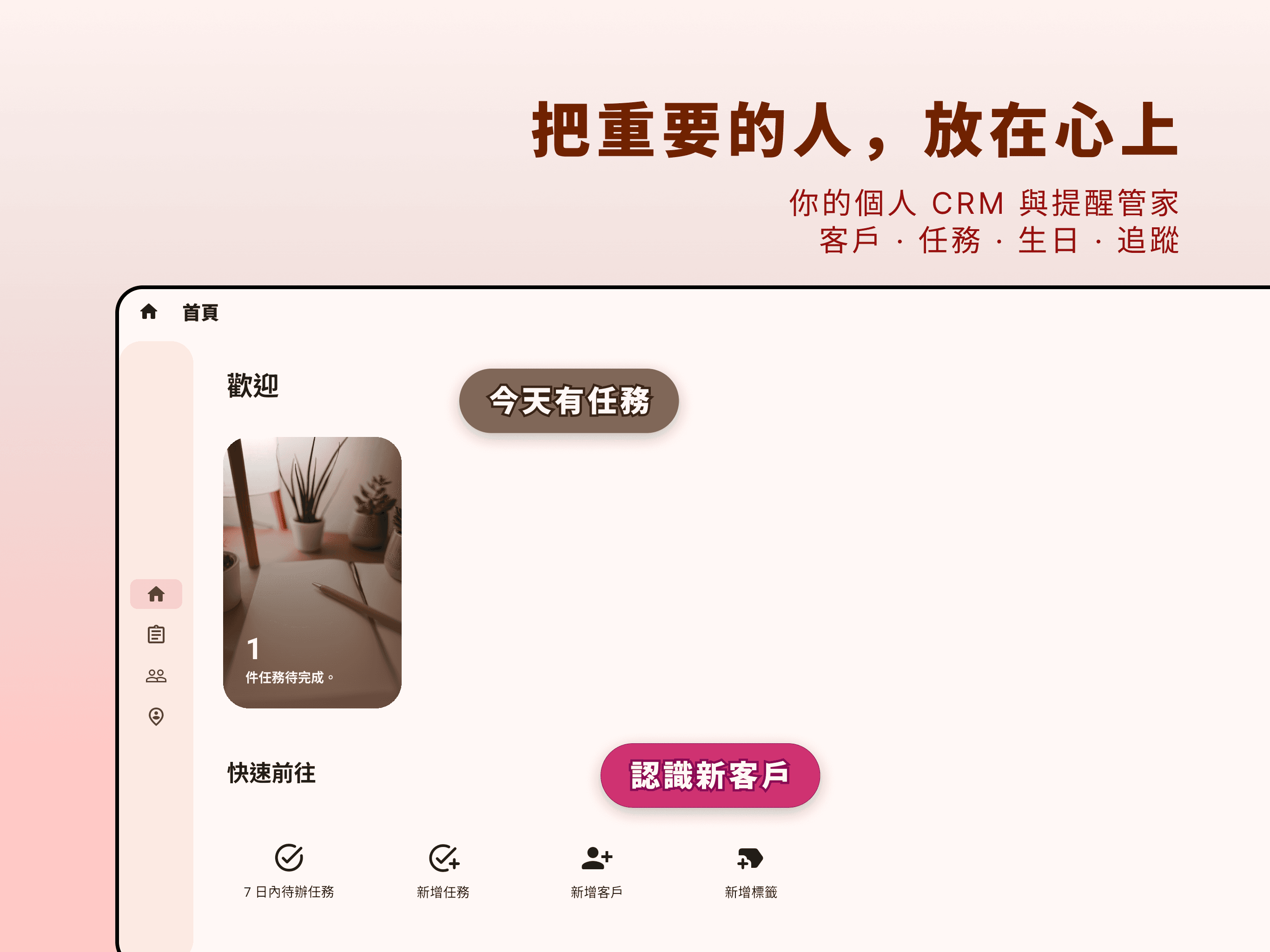 CherishCRM Dashboard